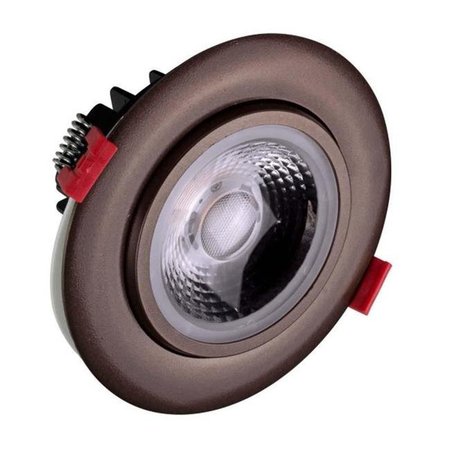 NICOR LIGHTING Nicor Lighting DGD411204KRDOB 4 in. Oil-Rubbed Bronze LED Gimbal Recessed Downlight - 4000K DGD411204KRDOB